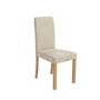 GRADE A1 - Pair of Velvet Cream Dining Chairs - New Haven