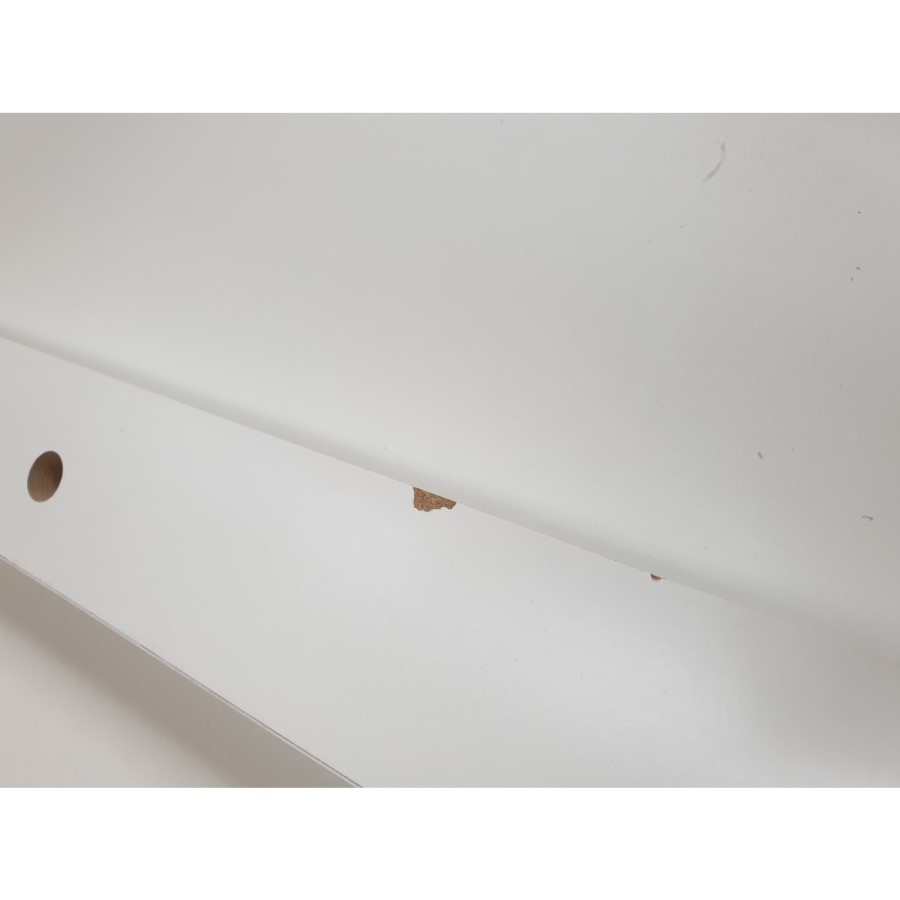 GRADE A2 - Vivienne White High Gloss Sideboard with LED Lighting