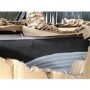GRADE A2 - Safina King Size Buttoned Wing Back Ottoman Bed in Silver Grey Velvet