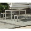 Table and Bench Garden Dining Set - 4 Seater
