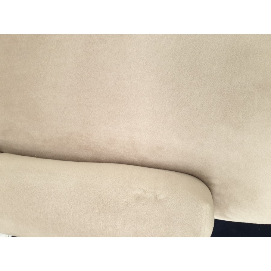 GRADE A2 - Kaylee Mink Velvet Dining Chairs with Oak Legs - Set of 2