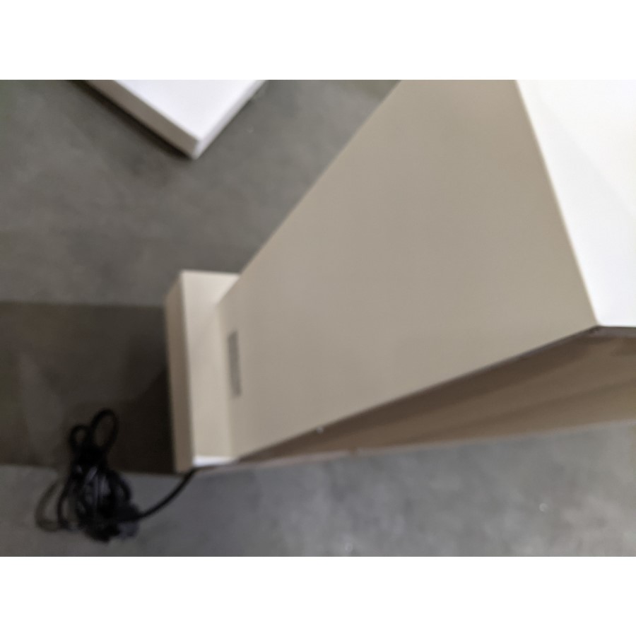 GRADE A2 - White Freestanding Alexa Electric Fireplace with LED Lights- Amberglo