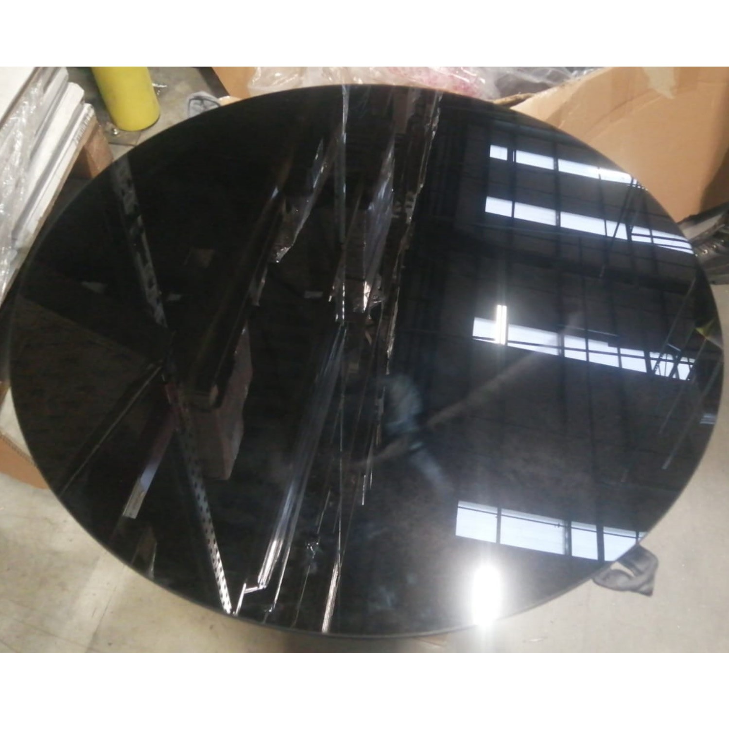 GRADE A2 Dark Grey Velvet Buttoned Coffee Table with Ottoman Storage