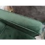 GRADE A2 - Buttoned Green Velvet Sofa - 3 Seater with Cushions - Elba