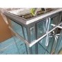 GRADE A2 - Large Mirrored Sideboard with Crystal Handles - Jade Boutique