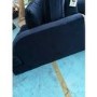 GRADE A2 - Payton Navy Blue Velvet 2 Seater Sofa