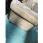 GRADE A2 - Grey Velvet Chesterfield Sofa Bed - Seats 3 - Double Bed - Bronte