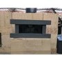 GRADE A2 - AmberGlo Grey Wall Mounted Electric Fireplace Suite