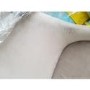 GRADE A2 - Pair of Beige Velvet Dining Chairs with Button Back & Black Legs - Maddy
