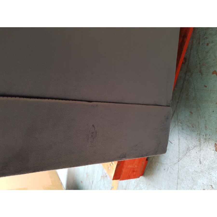 GRADE A2 - Payton Petrol Blue Velvet 2 Seater Sofa