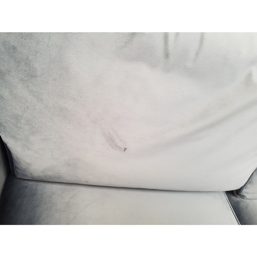 GRADE A2 - Payton Petrol Blue Velvet 2 Seater Sofa