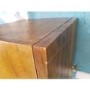 GRADE A2 - Halo 2 Drawer Bedside Table with Brass Inlay in Natural Honey 