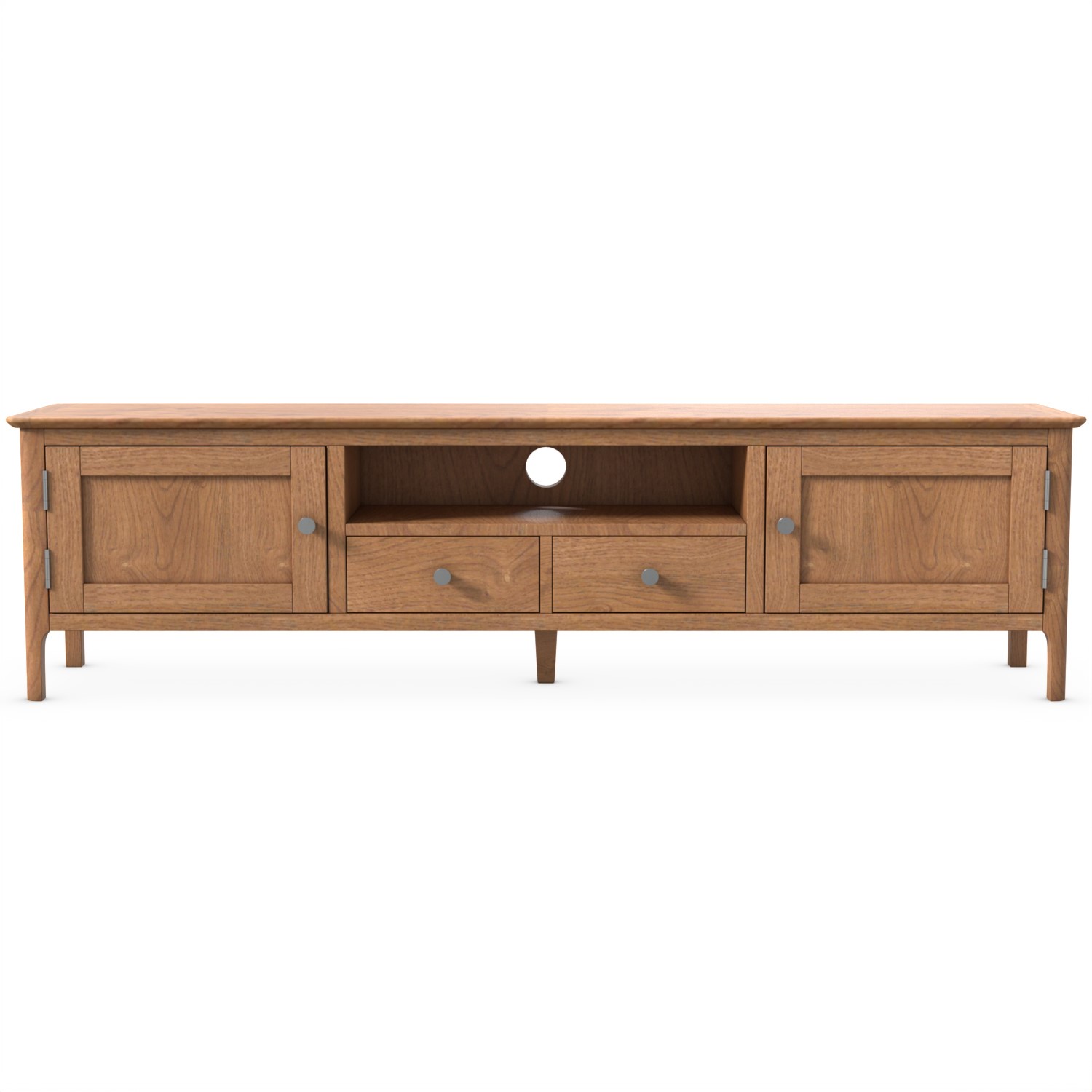 Large Solid Wood TV Unit with Storage TV's up to 77" Adeline