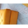 GRADE A2 - Mustard Yellow Ottoman Storage Footstool - Buttoned - Inez