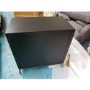 GRADE A2 - Maya Art Deco Chest of Drawers in Dark Grey