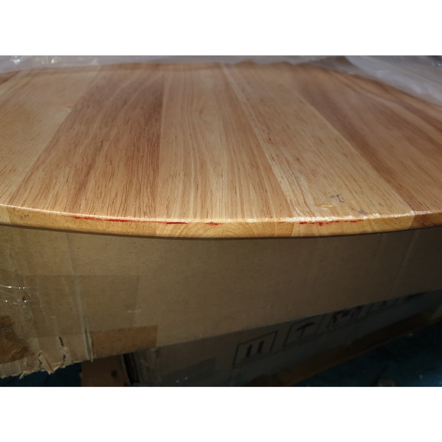 GRADE A2 - Pair of Oak Effect Dining Chairs with Spindle Back - Cami