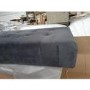 GRADE A2 - Grey Velvet Dining Bench with Chrome Legs - Jade Boutique 