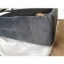 GRADE A2 - Grey Velvet Dining Bench with Chrome Legs - Jade Boutique 