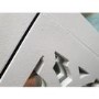 GRADE A2 - Grey Mirrored Boho 2 Drawer Bedside Table - Alexis