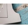 GRADE A2 - Grey Mirrored Boho 2 Drawer Bedside Table - Alexis