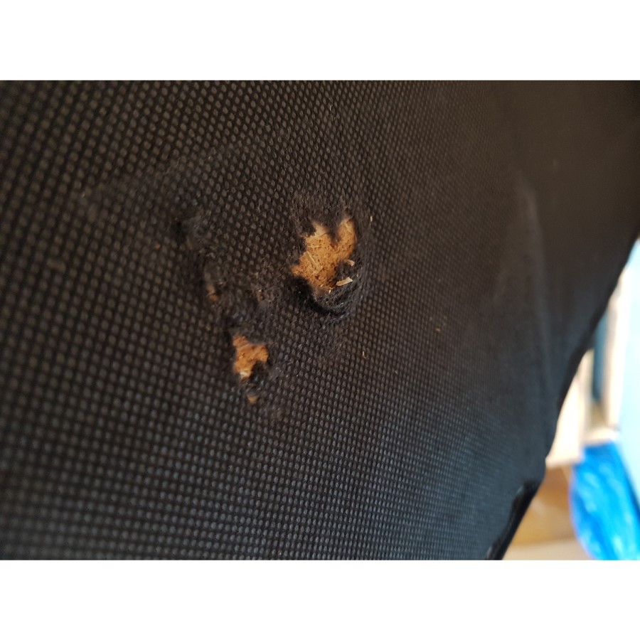 GRADE A2 - Payton Black Velvet 2 Seater Sofa 