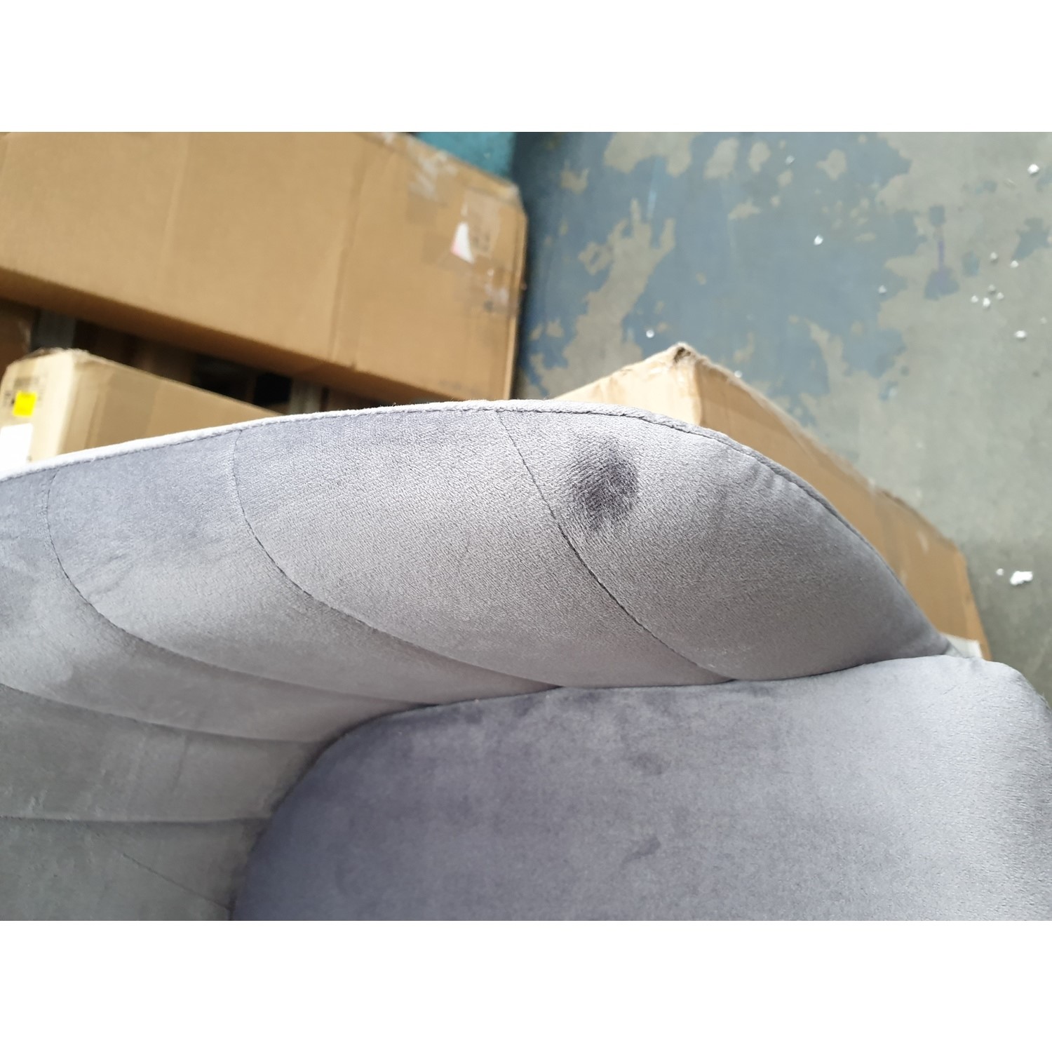 Grey Velvet Bar Stool With Arms 67cm Logan Furniture123 Grey Velvet Bar Stool With Arms 67cm Logan Furniture123