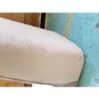 GRADE A2 - Cheska Silver Grey Velvet Chaise Longue Chair with Button Detail - Left Hand Facing