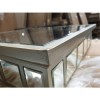 GRADE A2 - Mirrored Side Table with Gold Detailing- Jade Boutique