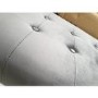 GRADE A2 - Grey Velvet Dining Bench with Chrome Legs - Jade Boutique 