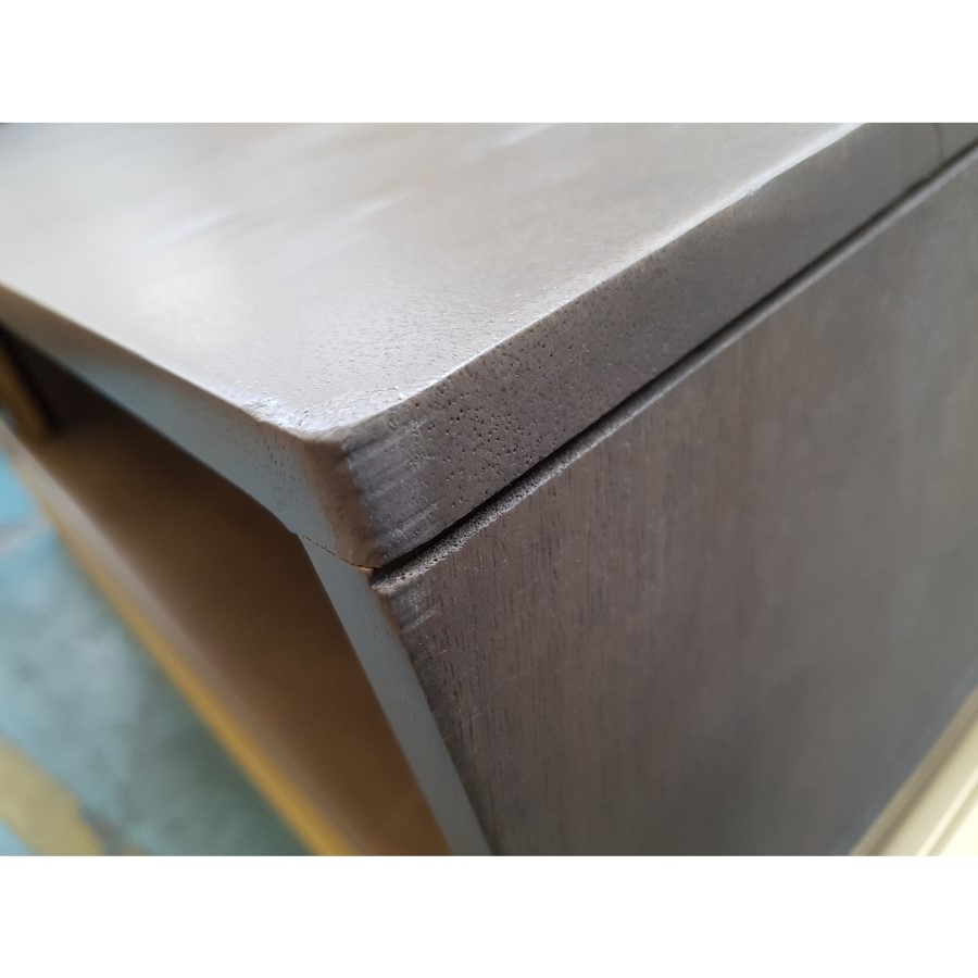 GRADE A2 - Grey Wash Coffee Table with Storage - Alice