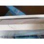GRADE A2 - Connect White Faux Marble Top Extendable Dining Table - Thassos
 1600-2000mm