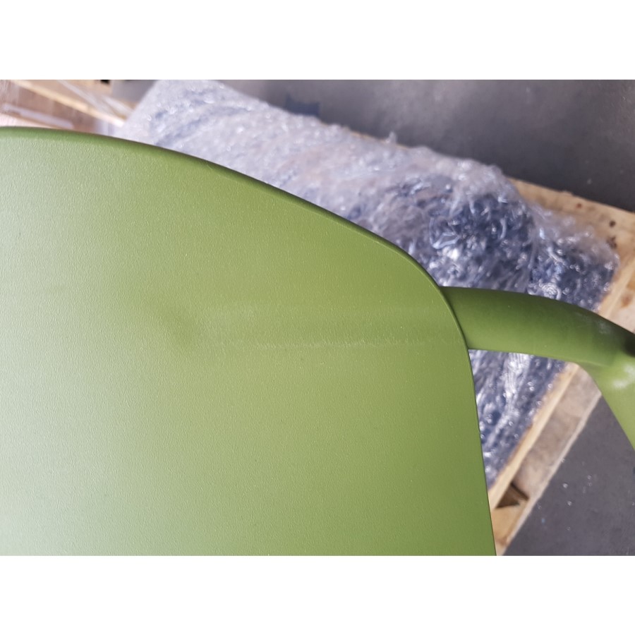 GRADE A2 - Monna Olive Green Dining Chair - Set of 2