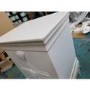 GRADE A2 - Olivia White Two Drawer Bedside Table