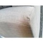 GRADE A2 - Grey 3 Seater Sofa in Woven Fabric - Payton
