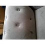 GRADE A2 - Grey Velvet Chesterfield Sofa - Seats 2 - Bronte