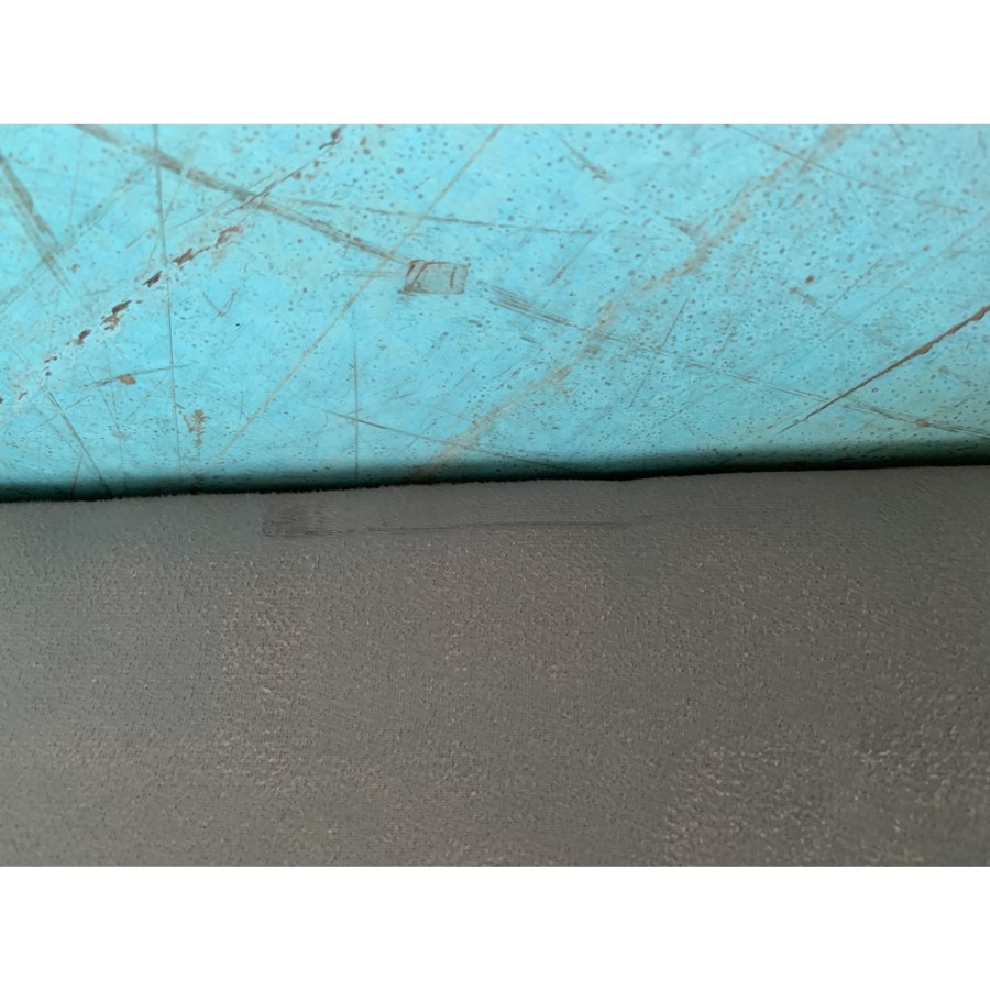 GRADE A2 - Safina Velvet Storage Blanket Box in Grey with Stud Detail