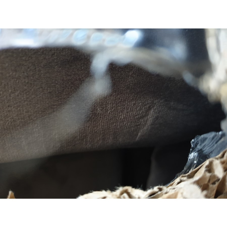 GRADE A2 - Right Hand Facing Corner Sofa Bed in Grey Velvet - Seats 3 - Sutton