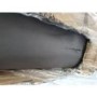 GRADE A2 - Right Hand Facing Corner Sofa Bed in Grey Velvet - Seats 3 - Sutton