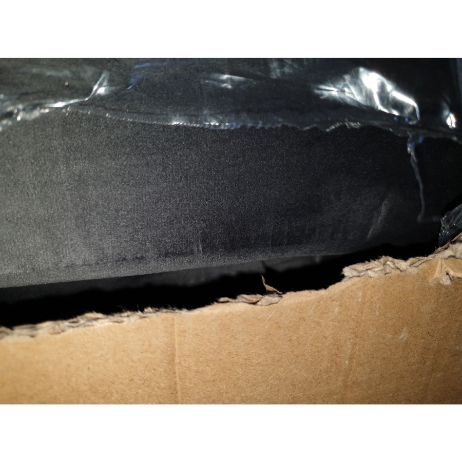 GRADE A2 - Right Hand Facing Corner Sofa Bed in Grey Velvet - Seats 3 - Sutton
