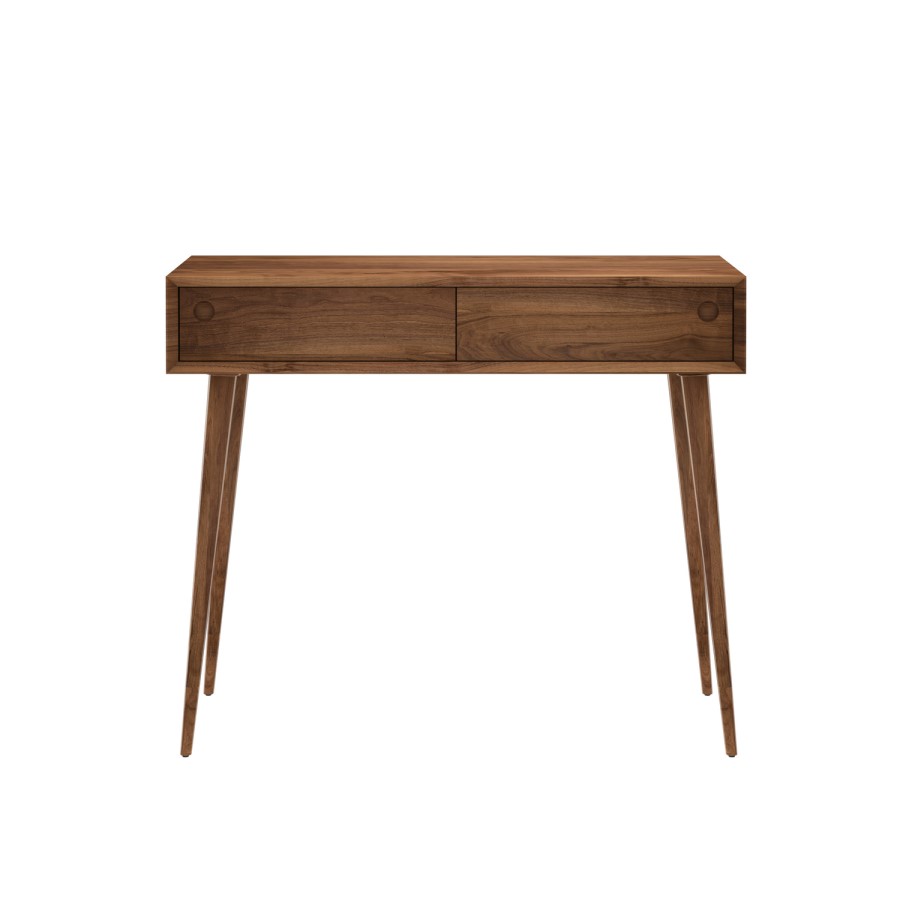 Walnut Console Table with Drawers - Briana