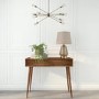 Walnut Console Table with Drawers - Briana