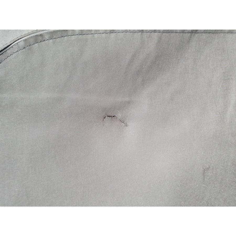 GRADE A2 - Single Sofa Bed in Silver Grey Velvet with Bolster Cushion - Eleni