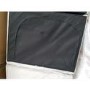 GRADE A2 - Single Sofa Bed in Silver Grey Velvet with Bolster Cushion - Eleni