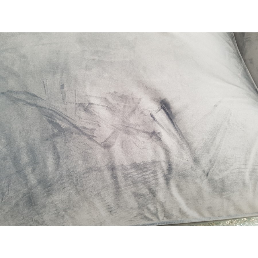 GRADE A2 - Payton Petrol Blue Velvet Loveseat