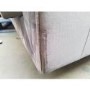 GRADE A2 - Right Hand Facing Corner Sofa Bed in Grey Velvet - Seats 3 - Sutton