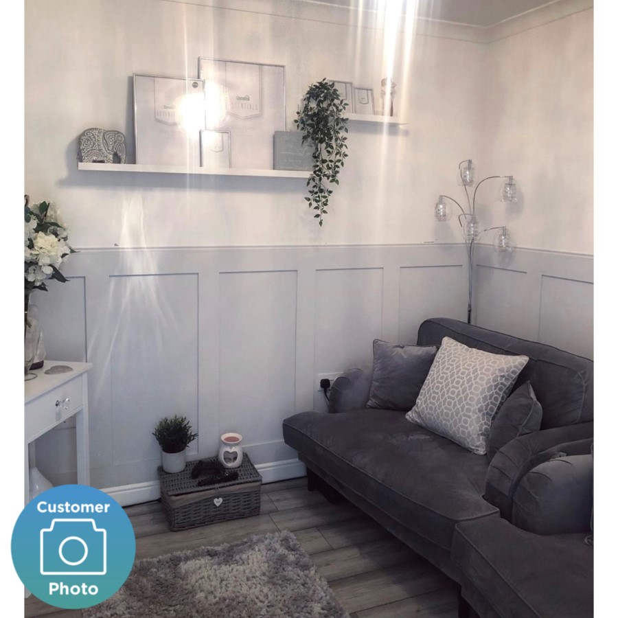 Silver Grey Velvet Loveseat - Payton
