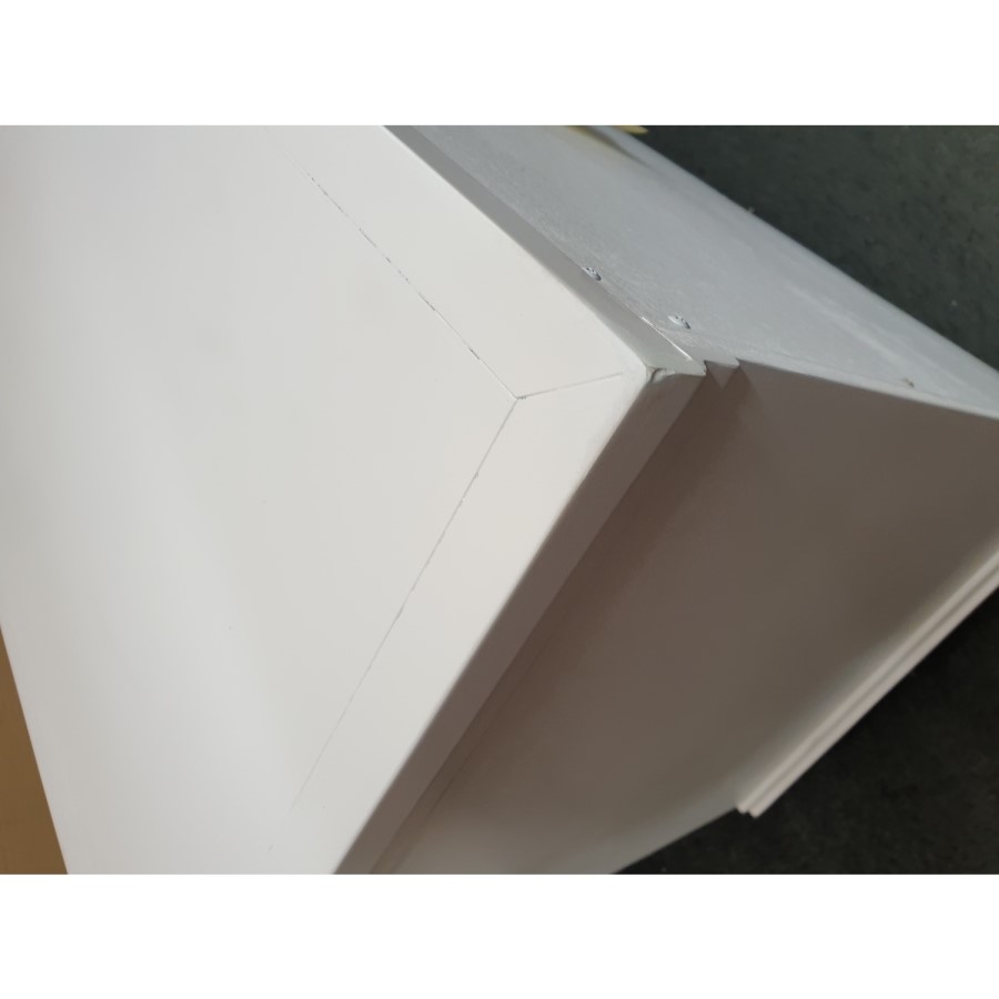 GRADE A2 - Georgia 6 Drawer Wide Chest of Drawers in White