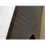 GRADE A2 - Solid Oak TV Unit with Sliding Doors - Scandi - Briana