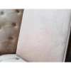 GRADE A2 - 3 Seater Chesterfield Sofa Bed in Beige Velvet - Sleeps 2 - Bronte