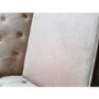 GRADE A2 - 3 Seater Chesterfield Sofa Bed in Beige Velvet - Sleeps 2 - Bronte